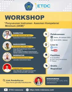 Workshop Online : Penyusunan Instrumen Asesmen Kompetensi Minimum (AKM)